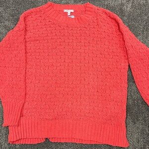 Seven7  Ladies Textured loose knit Chenille pullover sweater